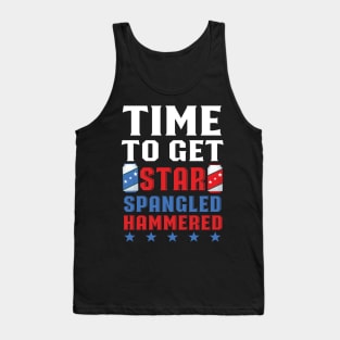 Time To Get Star Spangled Hammered Tank Top